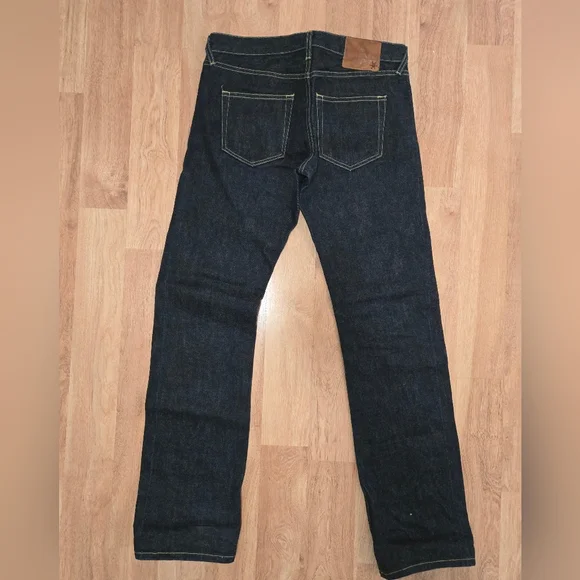 Hoyle Jackson selvedge denim jeans 31 Made in USA Button Fly